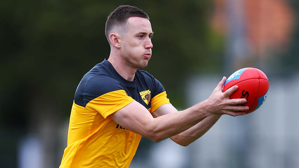 scully201218.jpg New recruit Tom Scully at Hawks training - AFL,Hawthorn Hawks,Tom Scully